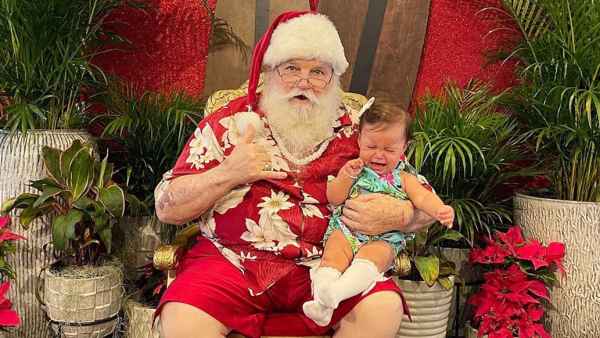 Celebrity Parents Share Kids Hilarious 2021 Santa Claus Pics Scheana Shay