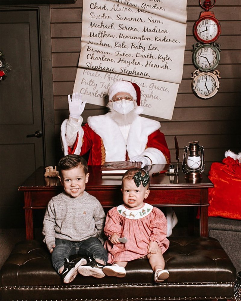 Celebrity Parents Share Kids Hilarious 2021 Santa Claus Pics