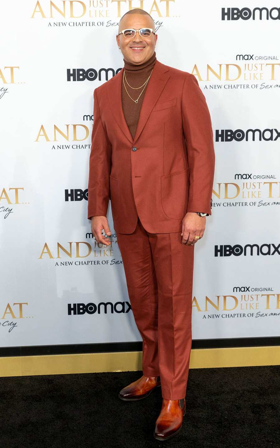 Christopher Jackson What the Stars Wore And Just Like That Premiere HBO Max Red Carpet Arrival