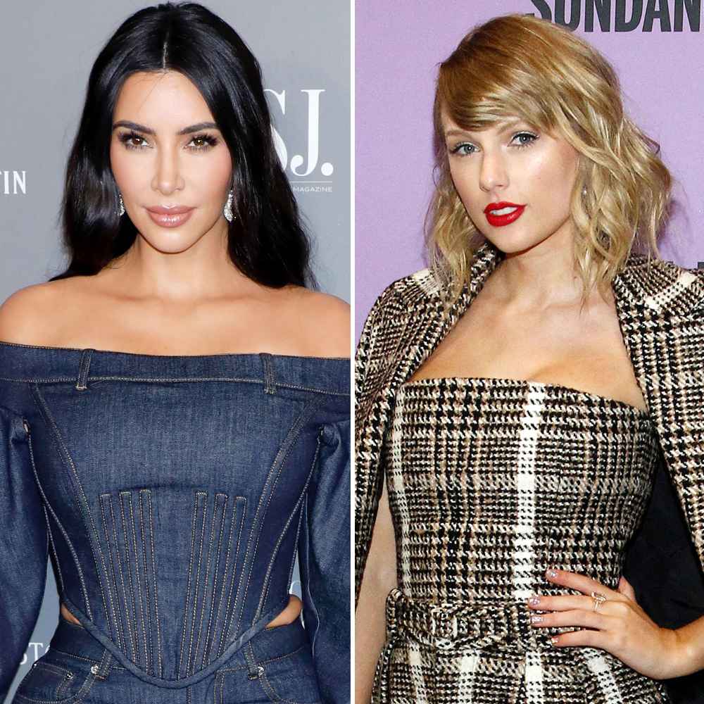 Cute Catchy Kim Kardashian Praises Taylor Swift Music After Feud