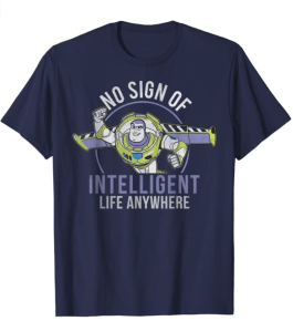 Disney Pixar Toy Story Buzz Lightyear Intelligent Life T-Shirt