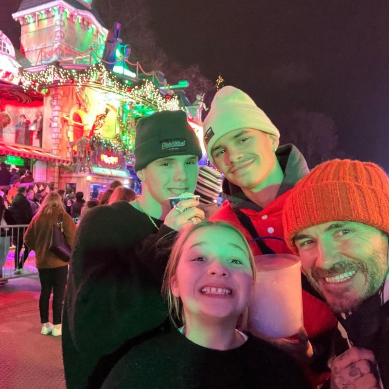 Festive Family! See David Beckham’s Best Pics With His 4 Kids