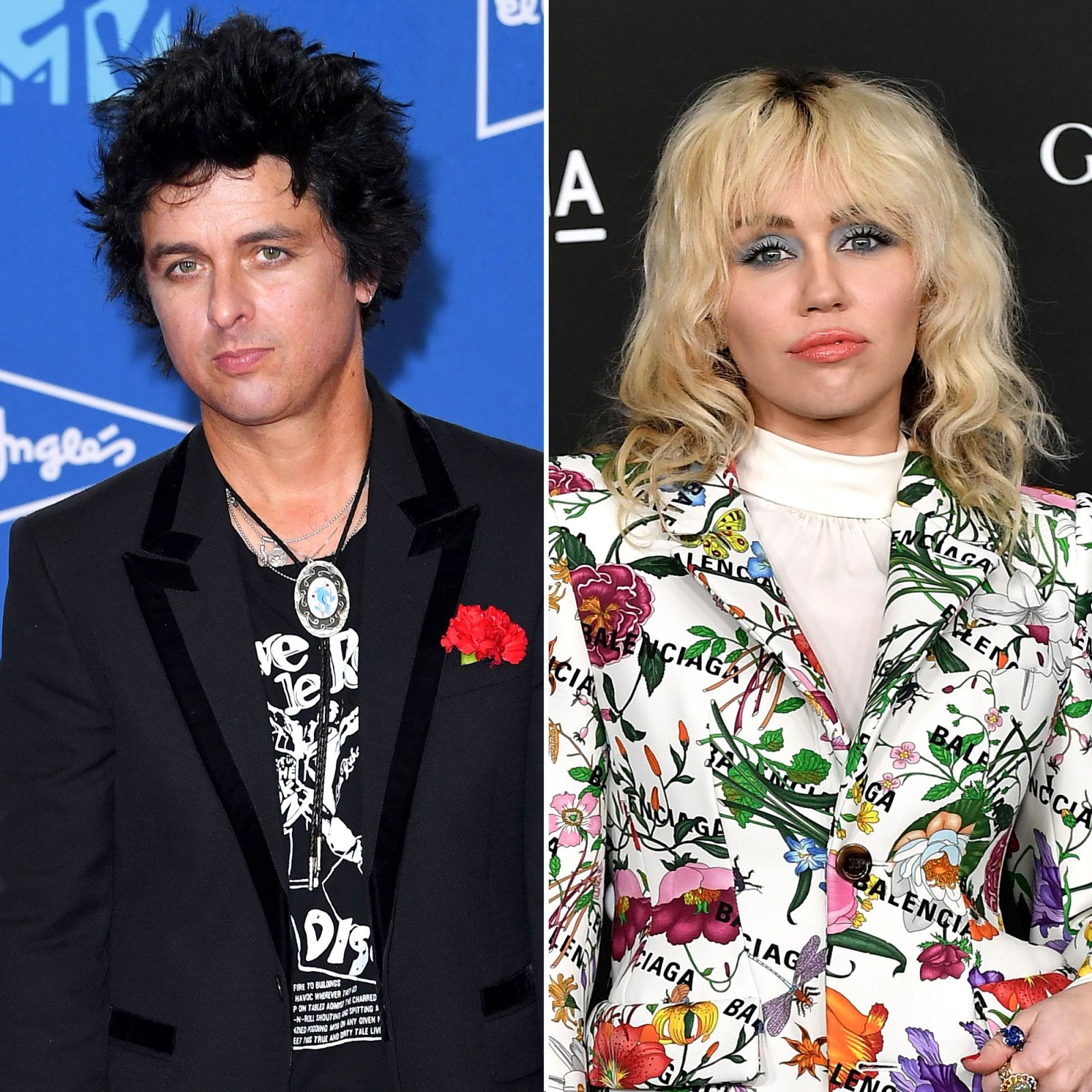 Green Day Billie Joe Armstrong Cancels Miley Cyrus NYE Appearance