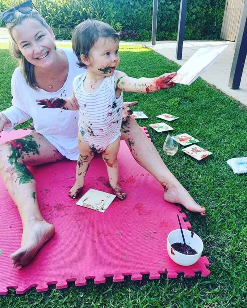 Hannah Ferrier Defends Painting With Daughter Ava: It’s ‘Not Harming’ Her