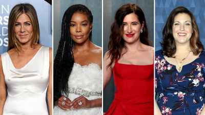 Jennifer Aniston Kathryn Hahn Everything to Know About the Next Live in Front of a Studio Audience