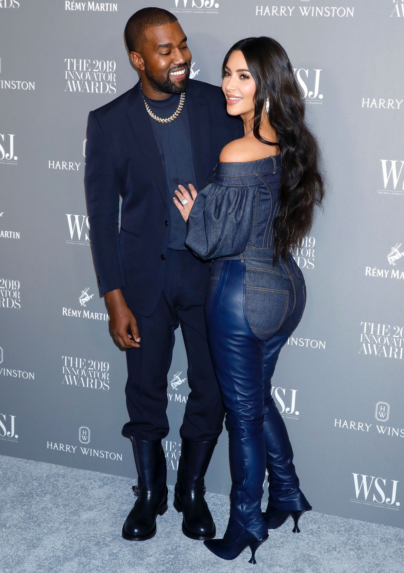 Kim Kardashian, Kanye West Reunite at Virgil Abloh's Final Fashion