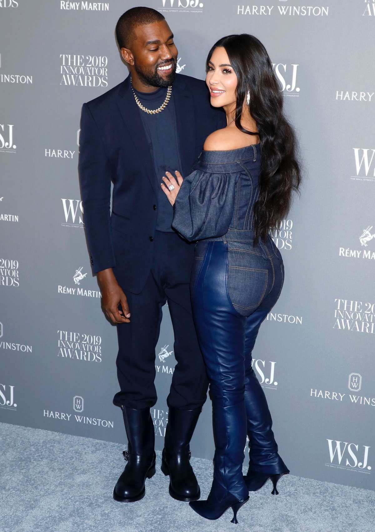 Kim Kardashian, Kanye West Reunite at Virgil Abloh's Final Fashion Show