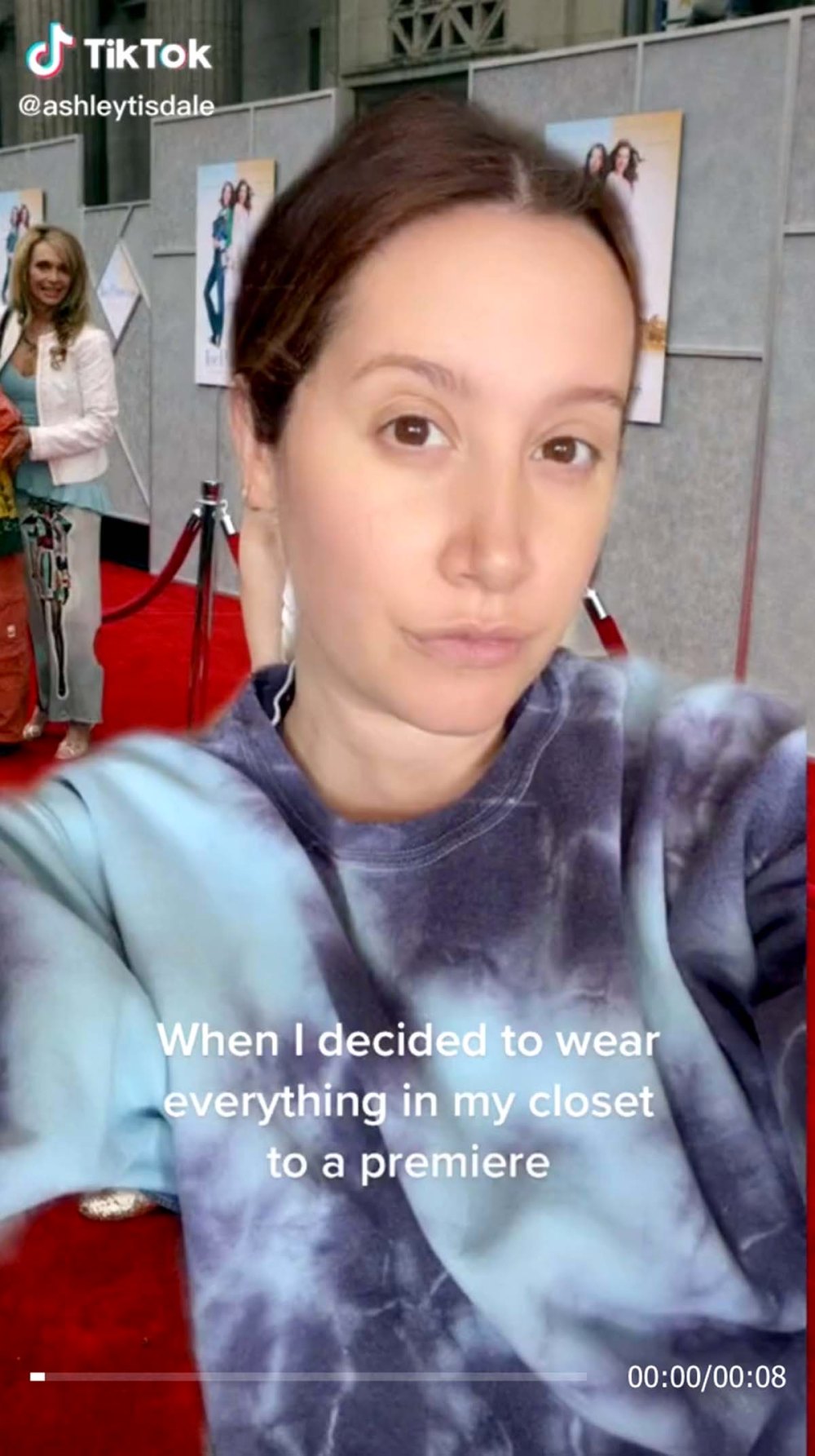 LOL Watch Ashley Tisdale Troll Her Bad Fashion From 2005