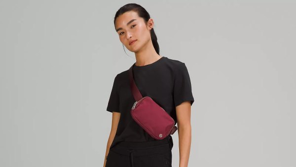 maroon, belt bag, Lululemon
