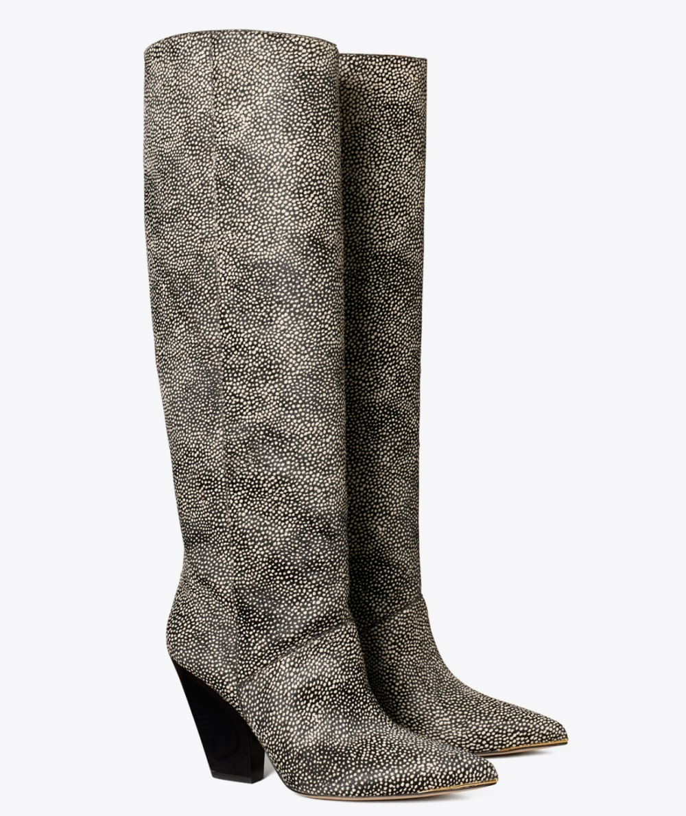 Lila Calf Hair Knee Boot