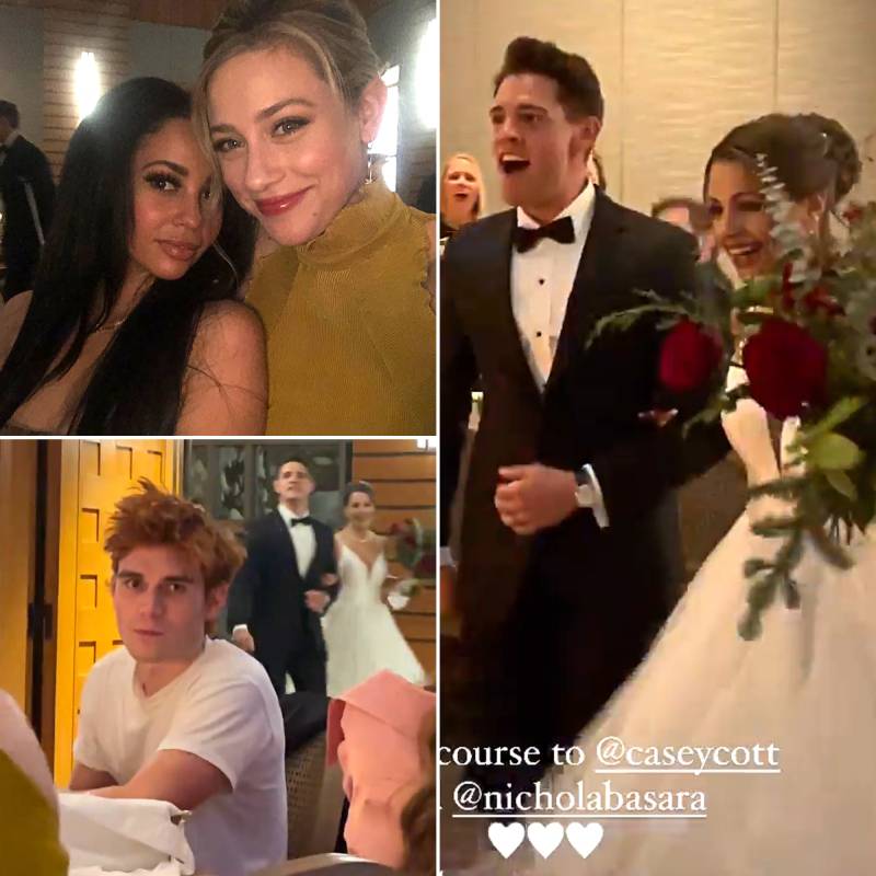 Lili Reinhart, KJ Apa and More 'Riverdale' Stars Attend Casey Cott's Wedding to Nichola Basara