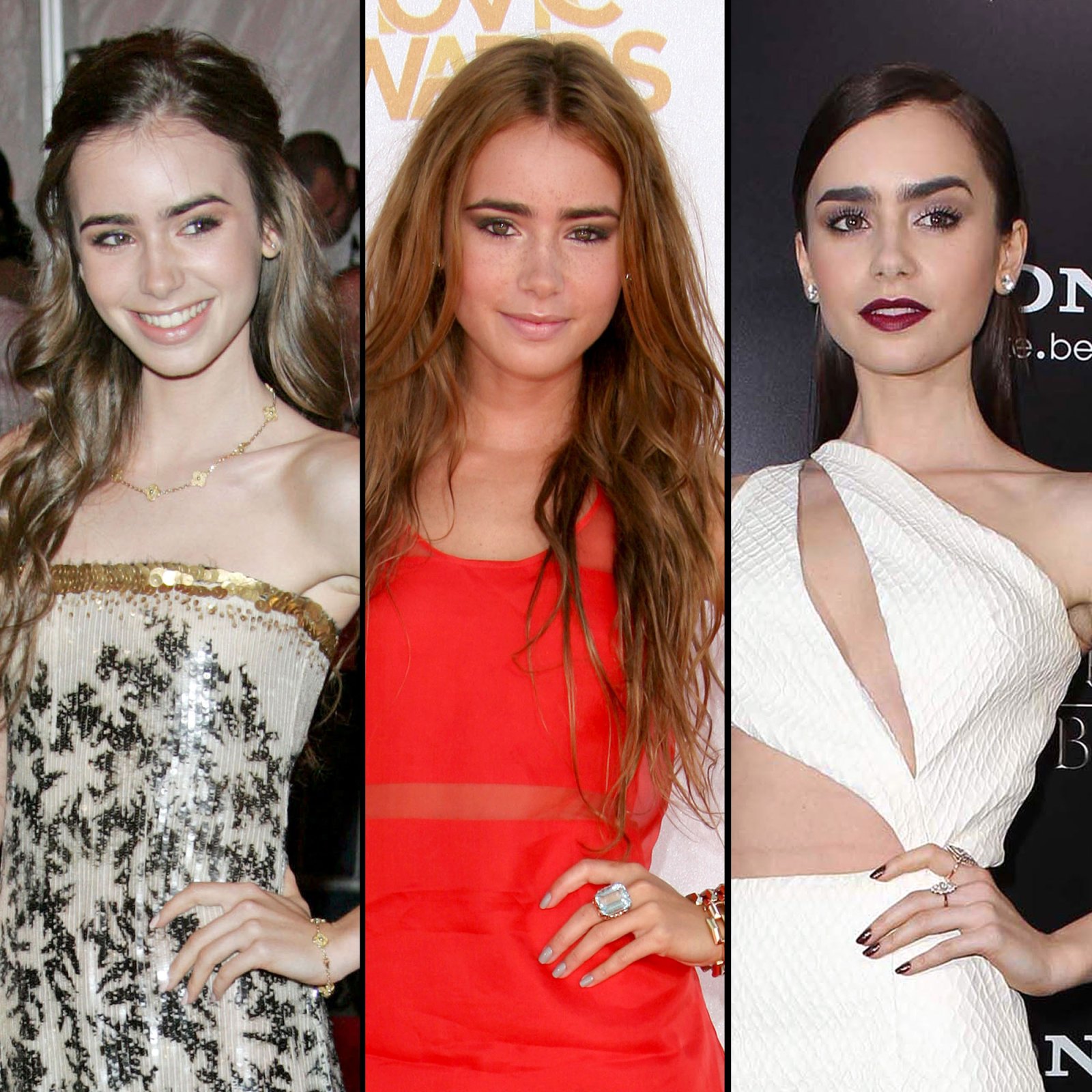 Lily Collins Dramatic Fashion Evolution Through the Years