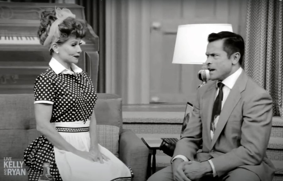 Lucille Ball Lookalikes Nicole Kidman Debra Messing and More Celebs Dressed as I Love Lucy Star