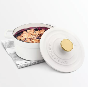 Martha Stewart Collection Enameled Cast Iron 2-Qt. Round Covered Dutch Oven