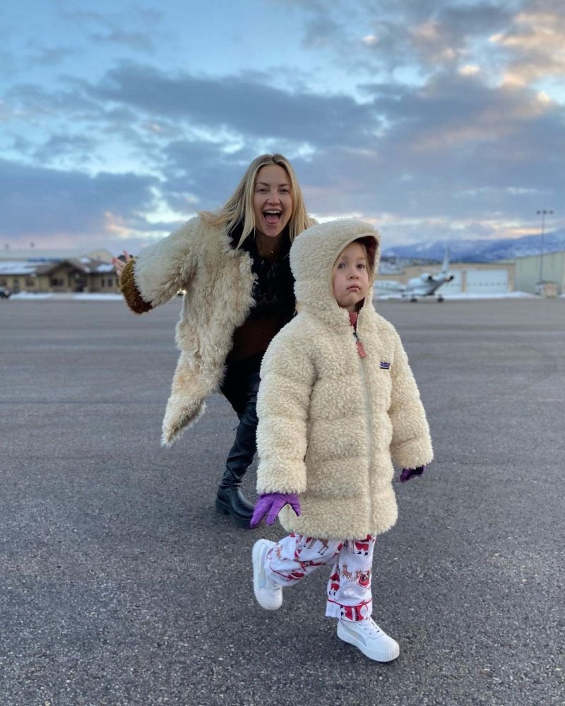 Matching With Mom! Kate Hudson Adorably Twins With Daughter Rani
