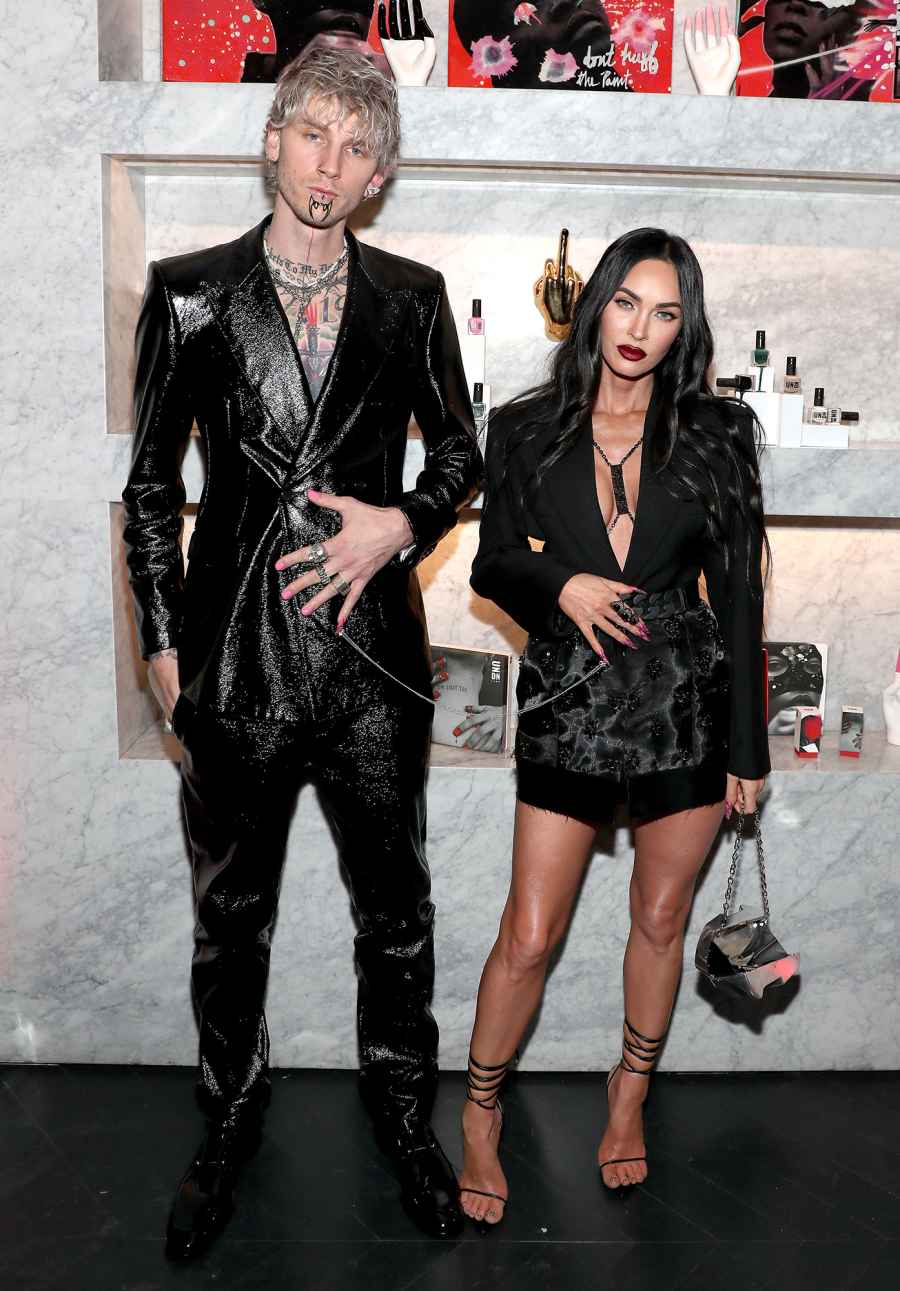 Megan Fox and Machine Gun Kelly Chained Themselves Together With the Wildest Nail Art 3