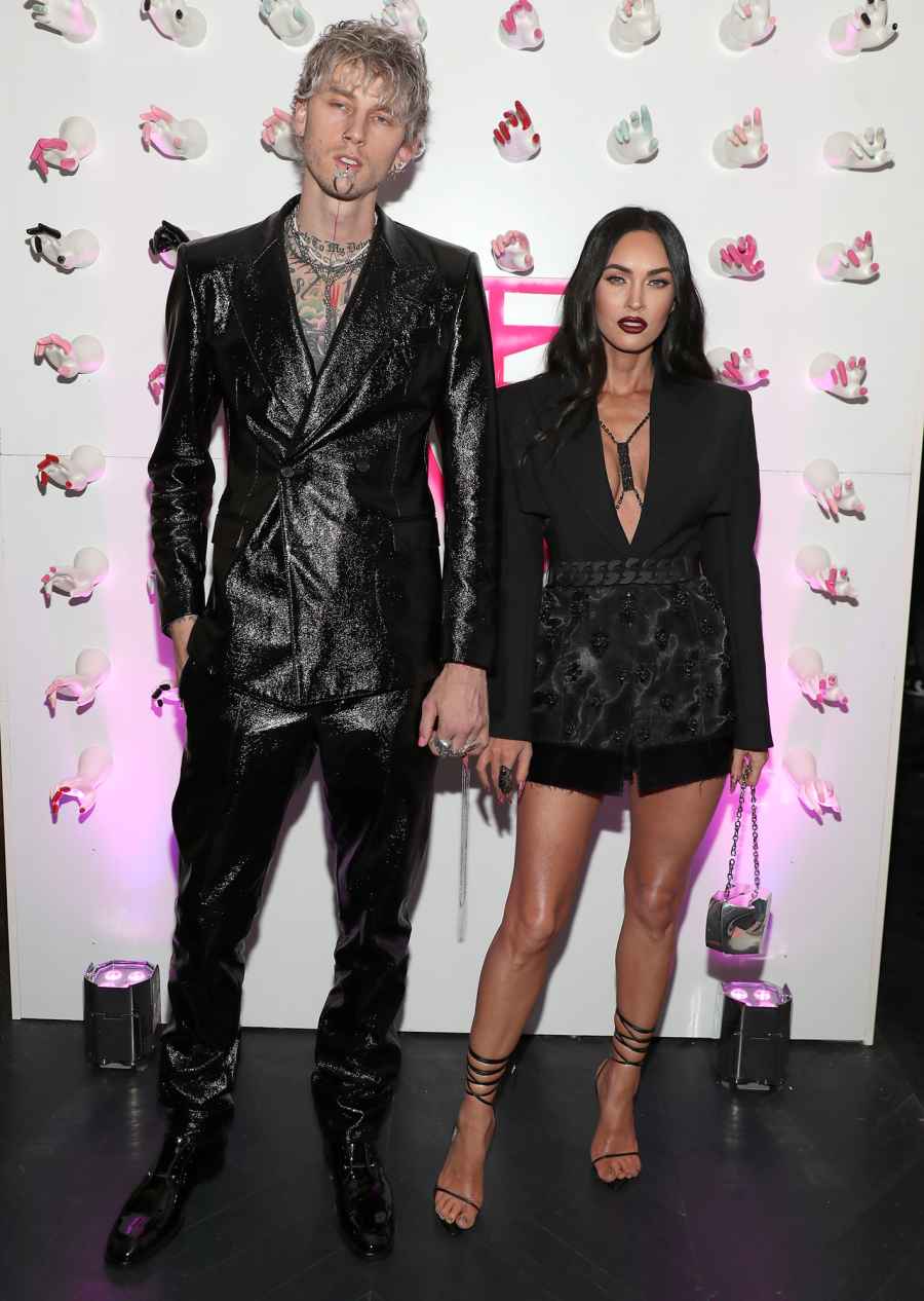 Megan Fox and Machine Gun Kelly Chained Themselves Together With the Wildest Nail Art