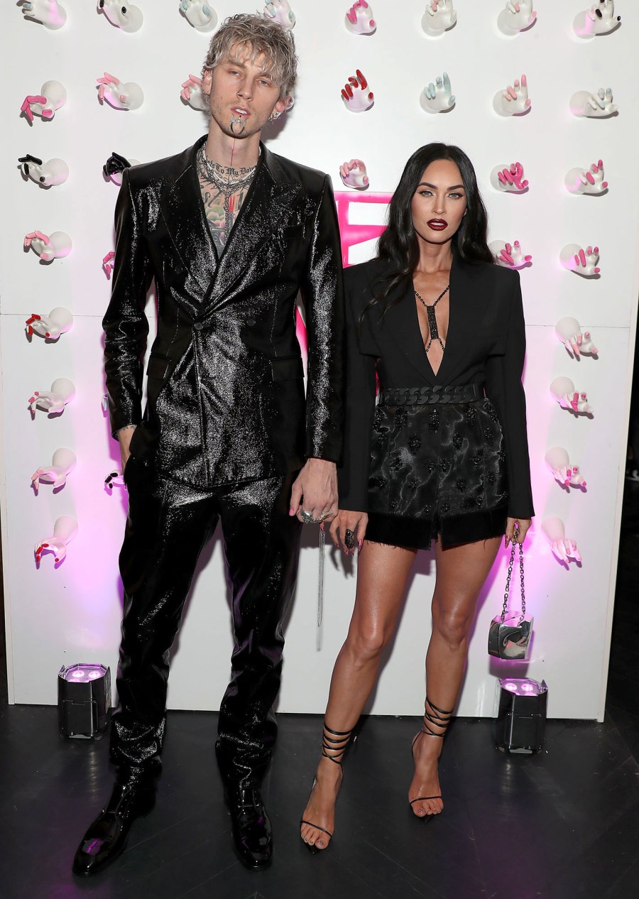 Megan Fox and Machine Gun Kelly Love Stepping Out in Sexy, Color Coordinated Outfits