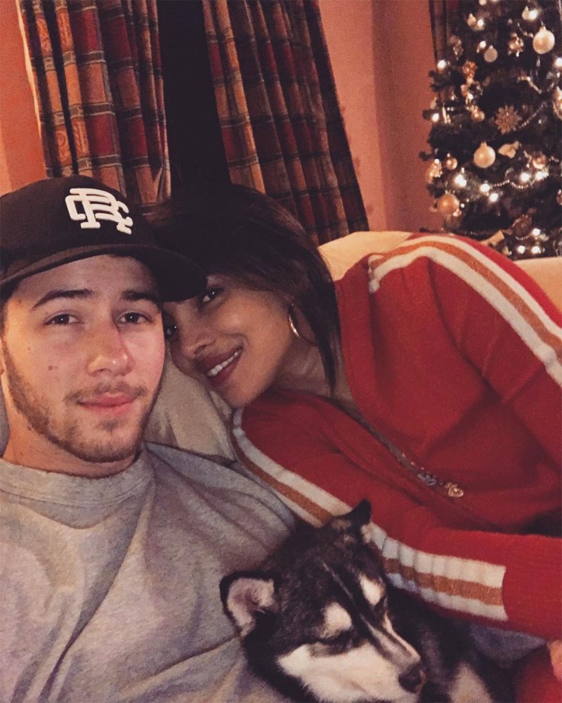 Nick Jonas and Priyanka Chopra Nick Jonas Instagram How Celebrity Newlyweds Spent Their 1st Christmas Together