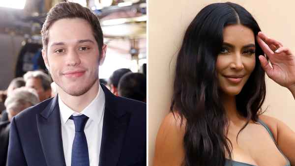 Pete Davidson Is All Smiles While Leaving Kim Kardashian's NYC Hotel