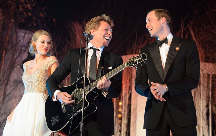 Prince William Was 'In a Trance' During 2013 Musical Performance With Taylor Swift and Jon Bon Jovi