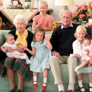 Queen Elizabeth II Is 'in Her Element' With Her Great-Grandchildren
