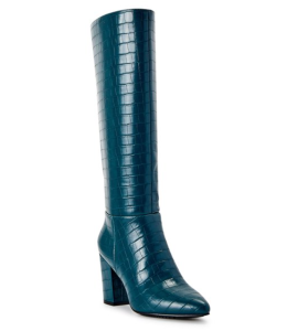 Scoop Women's Stove Pipe Knee High Croco Boots