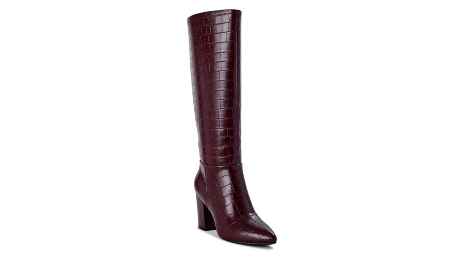 Scoop Women's Stove Pipe Knee High Croco Boots