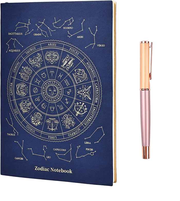 TEIFOSSI Zodiac Soft Leather Journal with Pen