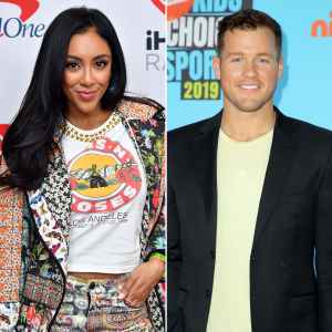 Tayshia Adams Colton Underwood Lied About Sleeping in Sweatpants During Fantasy Suite Date