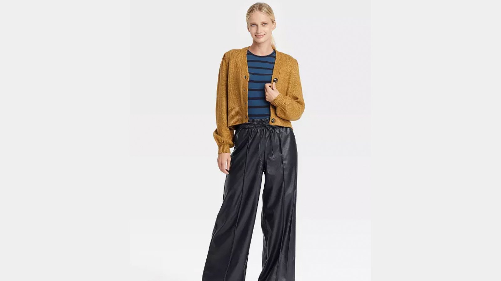 Target Has the Most Perfect Pair of Faux-Leather Pants — Under $40