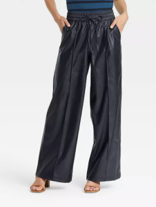 Who What Wear™ Women's Mid-Rise Wide Leg Jogger Pants