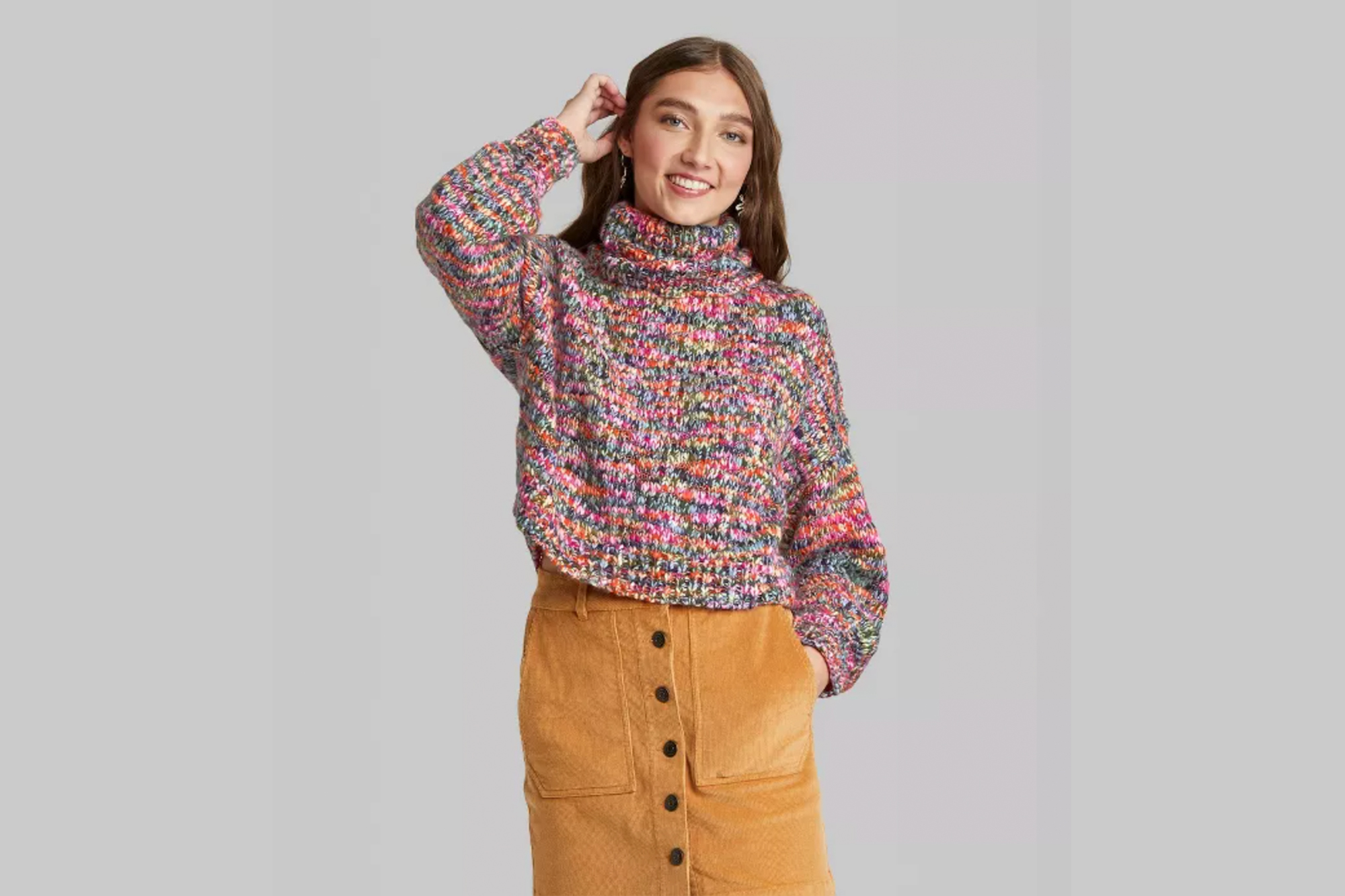 Target Has Such a Fun Modern Multi-Colored Sweater for Just $18