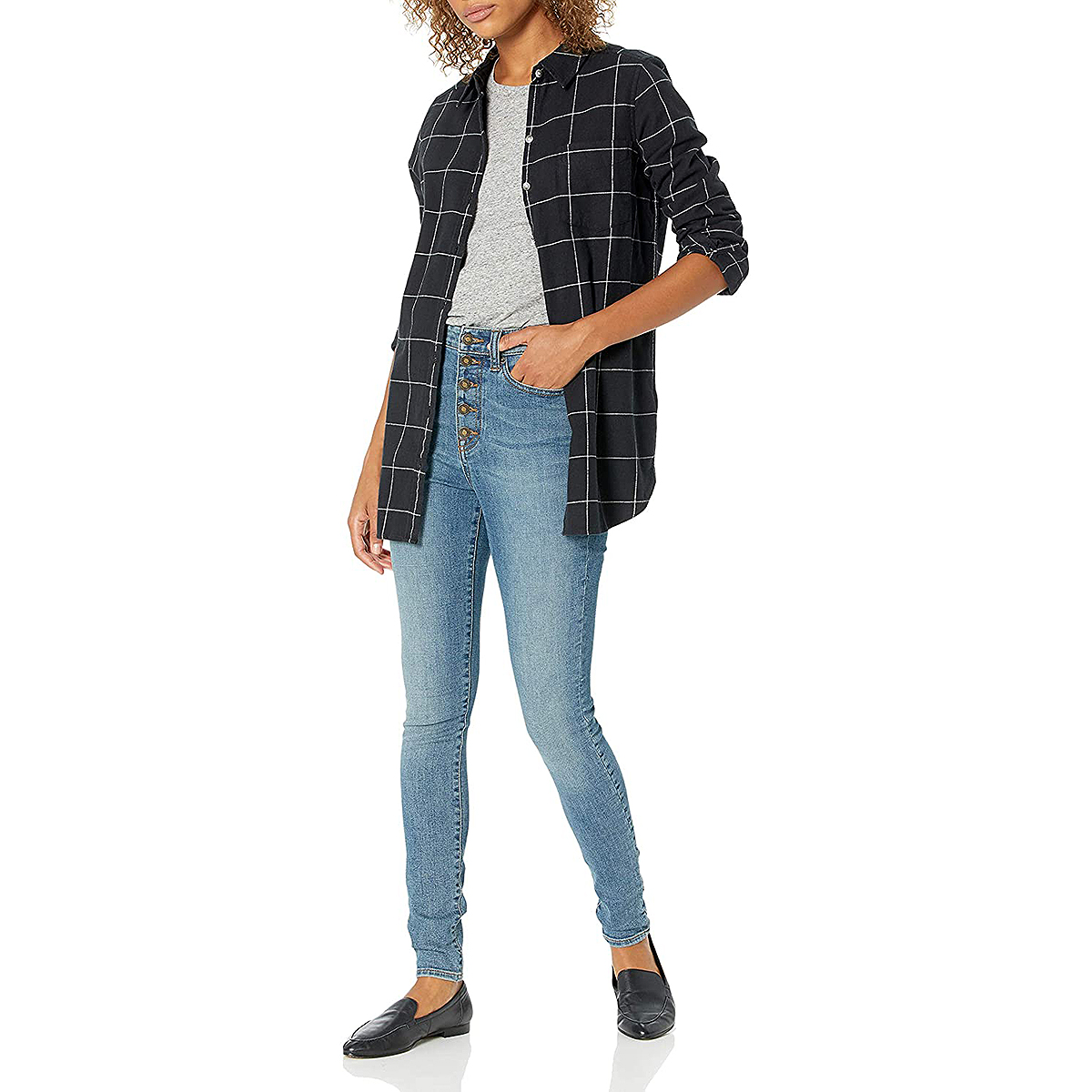 amazon-goodthreads-boyfriend-flannel-black-white