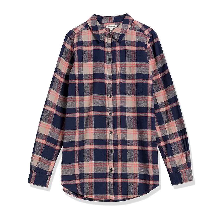 Goodthreads Boyfriend Flannel Tunic Is So Soft — And on Sale | Us Weekly