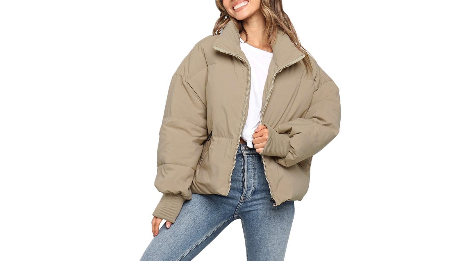 hebben zich vergist gewicht straal This Comfy Puffer Jacket From Amazon Is a Luxe Lookalike