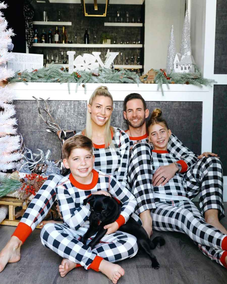 Tarek El Moussa and Heather Rae Young Celebrity Holiday Cards of 2021