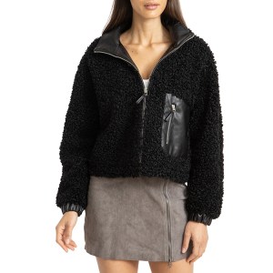black bomber jacket