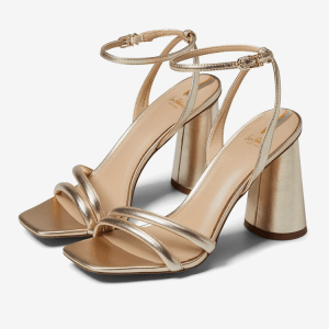 gold heels