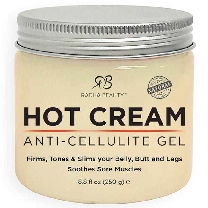 anti-cellulite hot cream