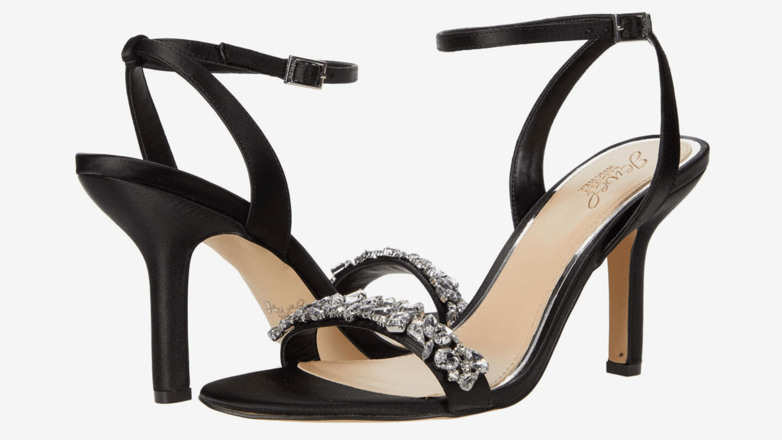 black heels, jewels