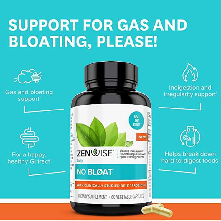 Zenwise, no bloat, supplements