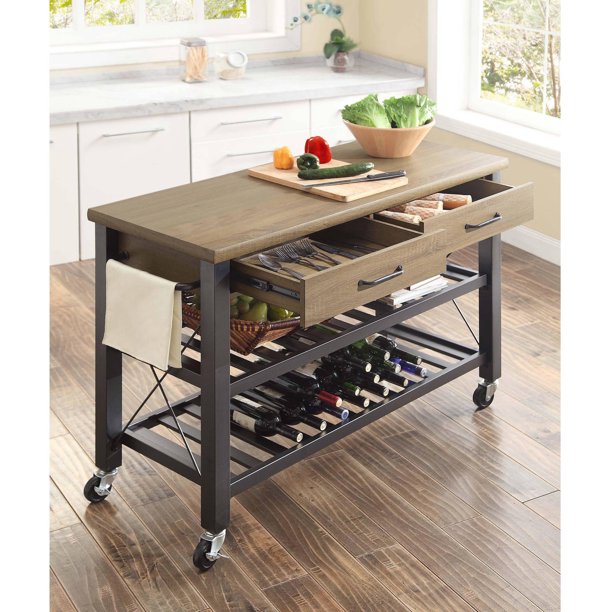 rolling kitchen cart, TV stand