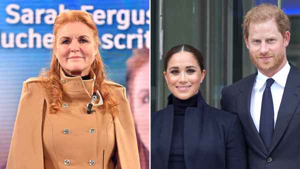 Prince Harry's Aunt Sarah Ferguson Says Meghan Markle Makes Him ‘Very Happy’