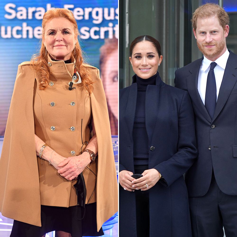 Prince Harry's Aunt Sarah Ferguson Says Meghan Markle Makes Him ‘Very Happy’