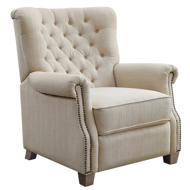 tufted arm chair, recliner