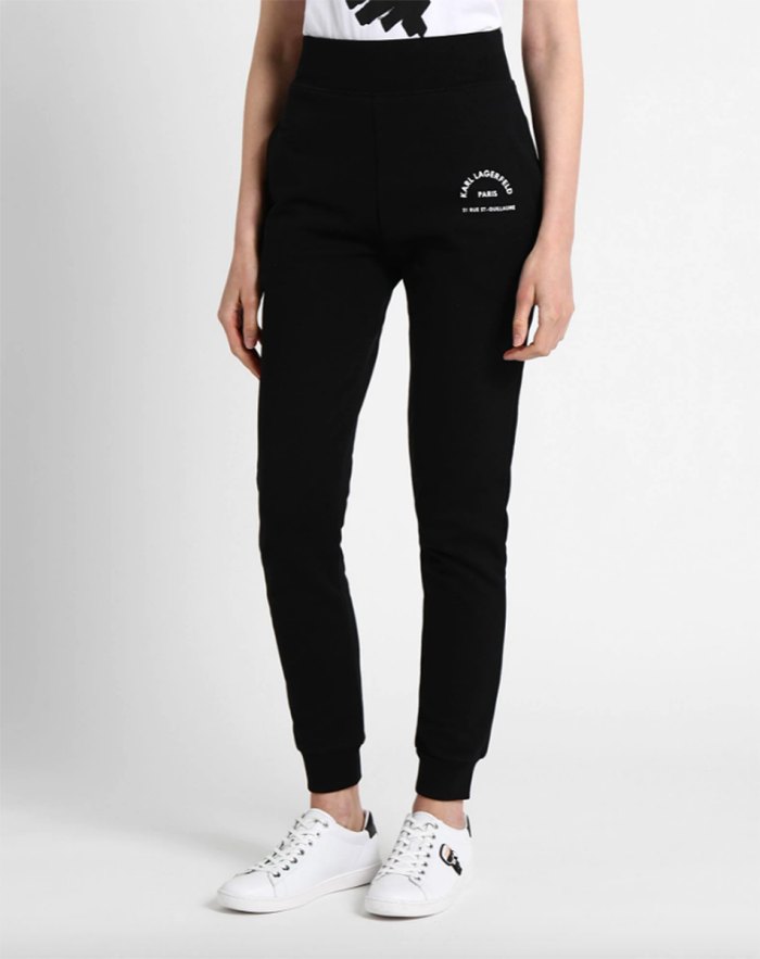 20 Best Sweatpants and Joggers for Women 7 womens-sweatpants-designer-karl-lagerfeld-yoox