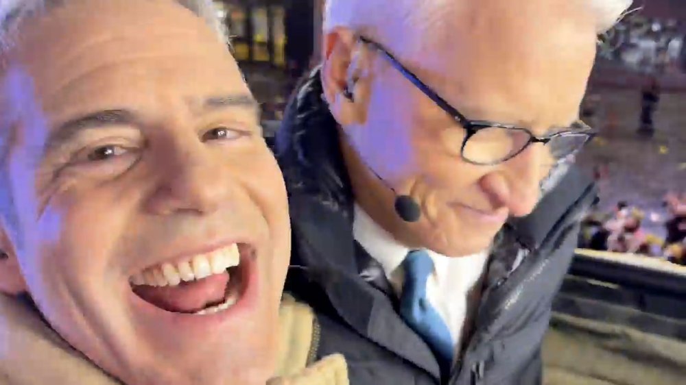 Andy Cohen Reacts After Stephen Colbert Jokes About His Drunk NYE