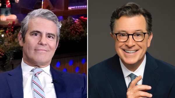 Andy Cohen Reacts to Stephen Colbert Drunk NYE Jokes