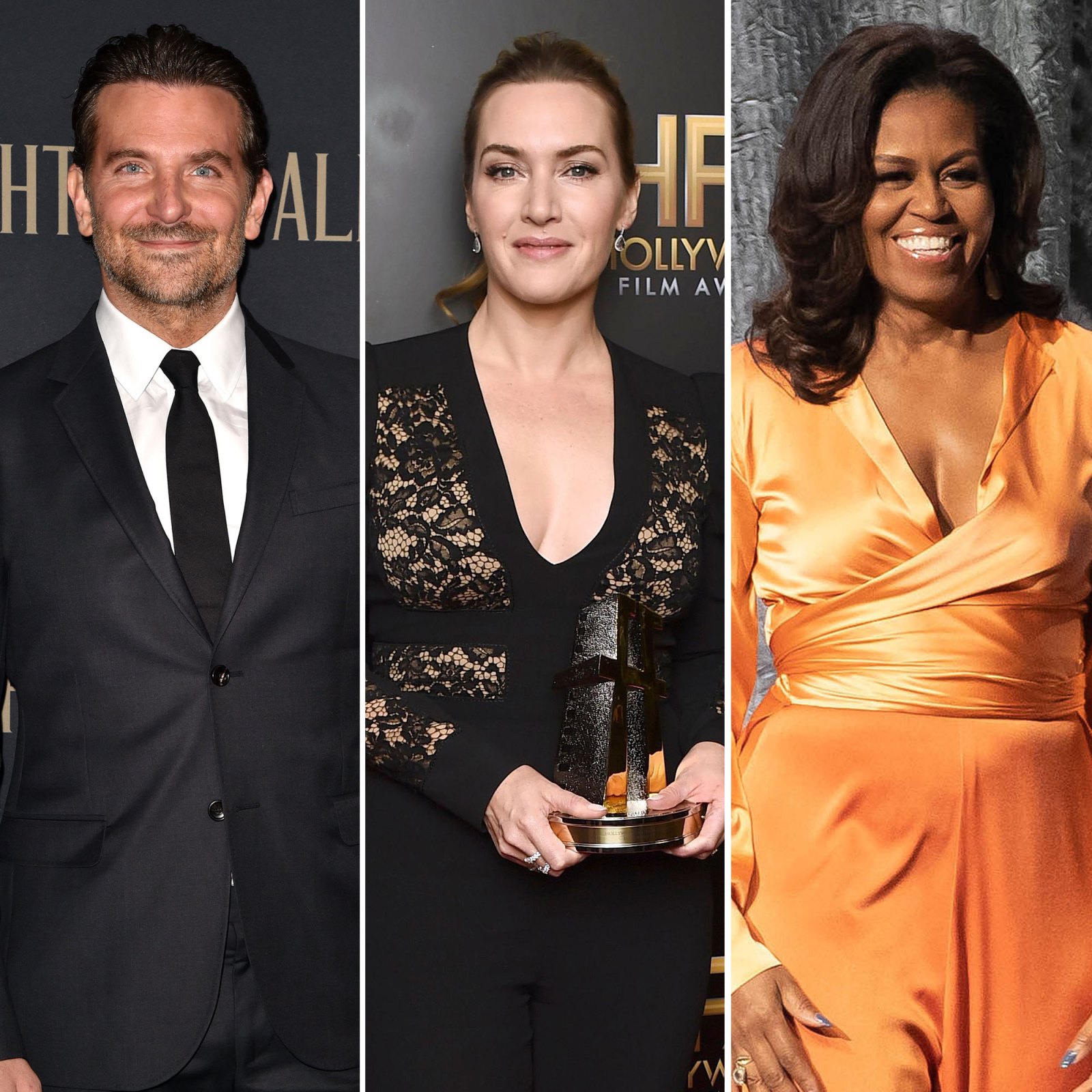Bradley Cooper Kate Winslet Michelle Obama and More Stars You May Not Realize Are Grammy Winners